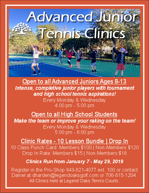 Advanced Afterschool Clinics Jan May 2019 WEB